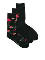 Pack de 3 paires de chaussettes Flamingo