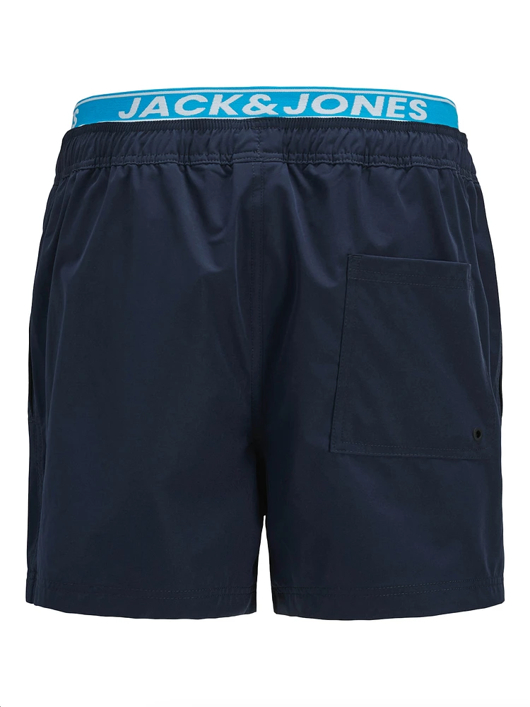 Maillot de bain Jack & Jones Maui Néon WB Navy Blazer