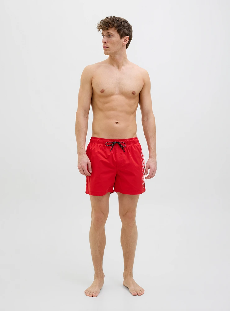 Maillot de bain Maui Splice logo : True Red
