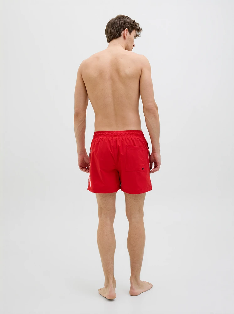 Maillot de bain Maui Splice logo : True Red