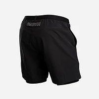 PURSUIT 2-in-1 Padded Bike Shorts Black