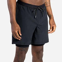PURSUIT 2-in-1 Padded Bike Shorts Black