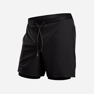 Short de vélo rembourré PURSUIT 2-en-1 Noir