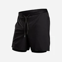 PURSUIT 2-in-1 Padded Bike Shorts Black