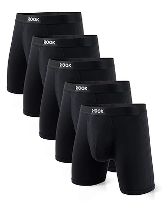 Pack of 5 Hook Max boxers: Black