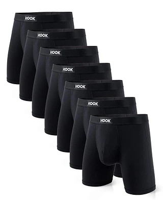 Pack of 7 Hook Max boxers: Black