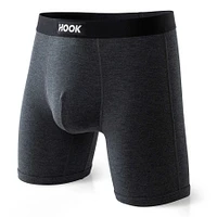 3 boxers Max : Noir, charcoal et bleu marine