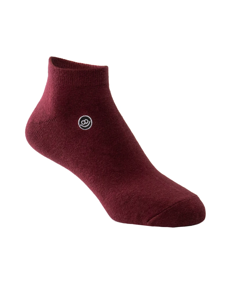 Hook - Ankle Socks : Burgundy