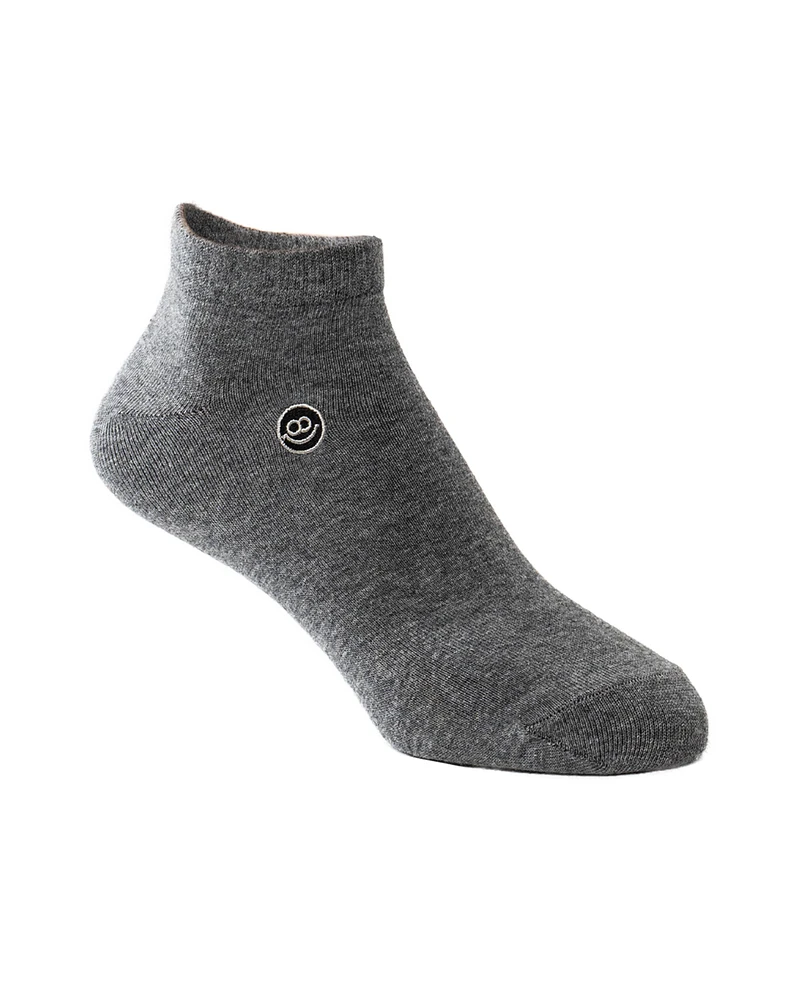 Hook - Ankle Socks : Charcoal