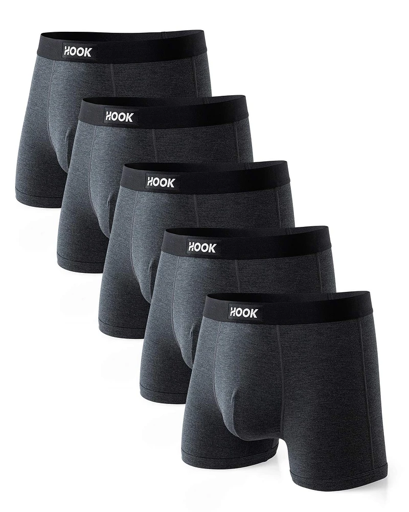 Pack of Hook Max short boxers: Black