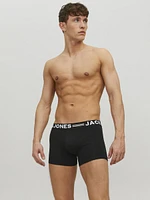 Pack de 3 boxers courts : Sense Noir