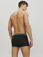 Boxer court Jack & Jones Sense noir et blanc