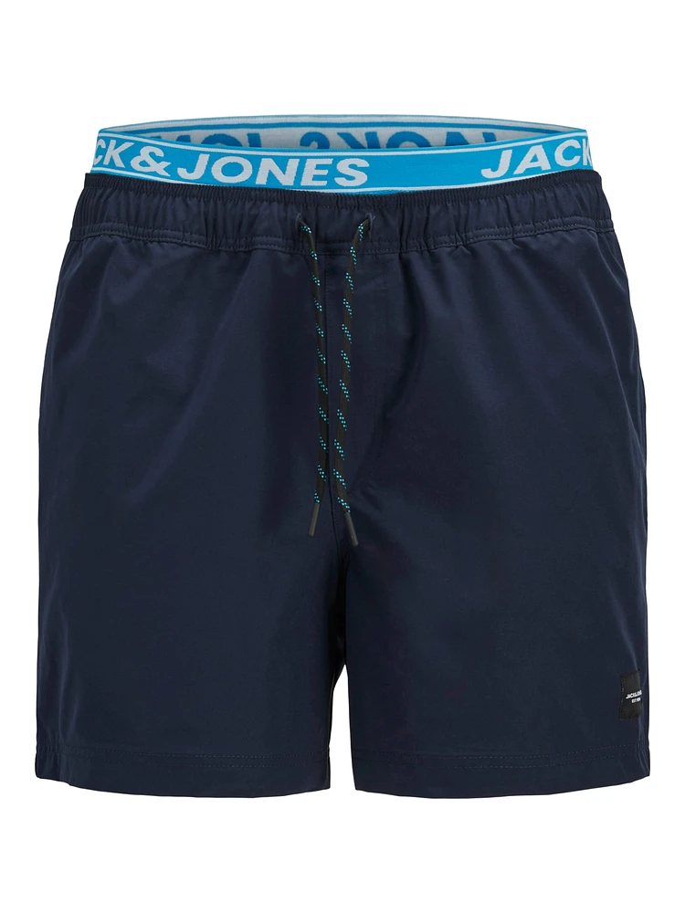 Maillot de bain Jack & Jones Maui Néon WB Navy Blazer