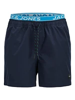 Maillot de bain Jack & Jones Maui Néon WB Navy Blazer