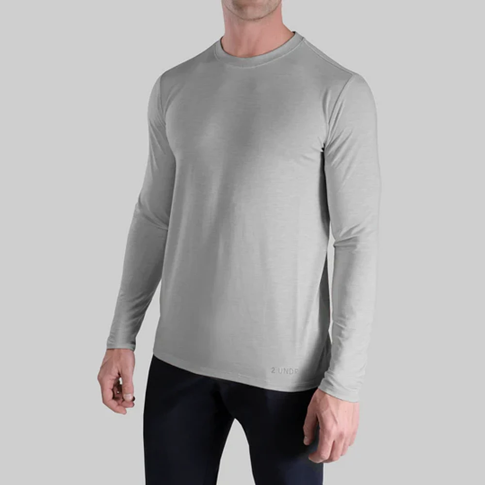 Luxury Grey Long Sleeve Sweater