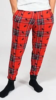 Naked Malone Plaid Moose Pajama Pants