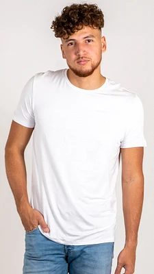 T-shirt Nu blanc en bambou
