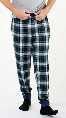 Nude Malone Tartan Pajama Pants Green