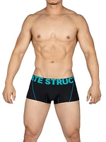 Boxer court Private Structure Black/Turquoise