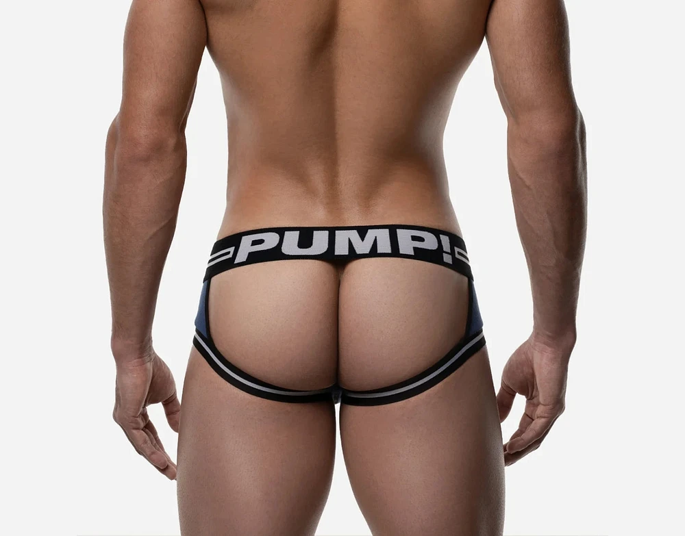 Backless Round2 Blue short boxer