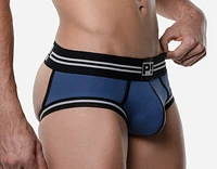 Backless Round2 Blue short boxer