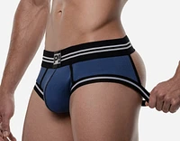 Backless Round2 Blue short boxer