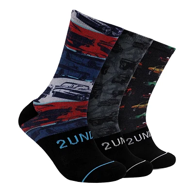 3-Pack Flex Socks - Race Pace/Vintage Muscle/Trucked