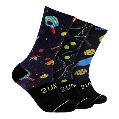 3-Pack Flex Socks - Pickled Balls/Deuce/Pickle Paradise