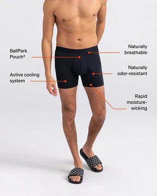 Pack de 2 boxers DROPTEMP™ COOLING COTTON DARK INK/BLACK