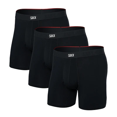 Pack of 3 Vibe Xtra BLACK boxers