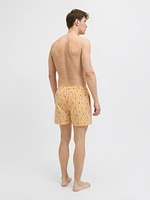 Maui Mini Stripe Swimsuit: Iceland Poppy