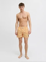 Maui Mini Stripe Swimsuit: Iceland Poppy