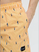 Maui Mini Stripe Swimsuit: Iceland Poppy