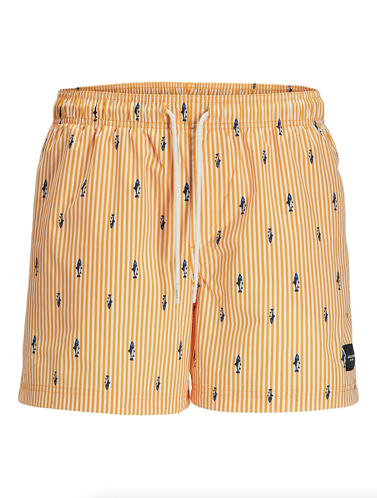 Maui Mini Stripe Swimsuit: Iceland Poppy
