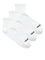 Pack of 3 pairs of Luca White short socks