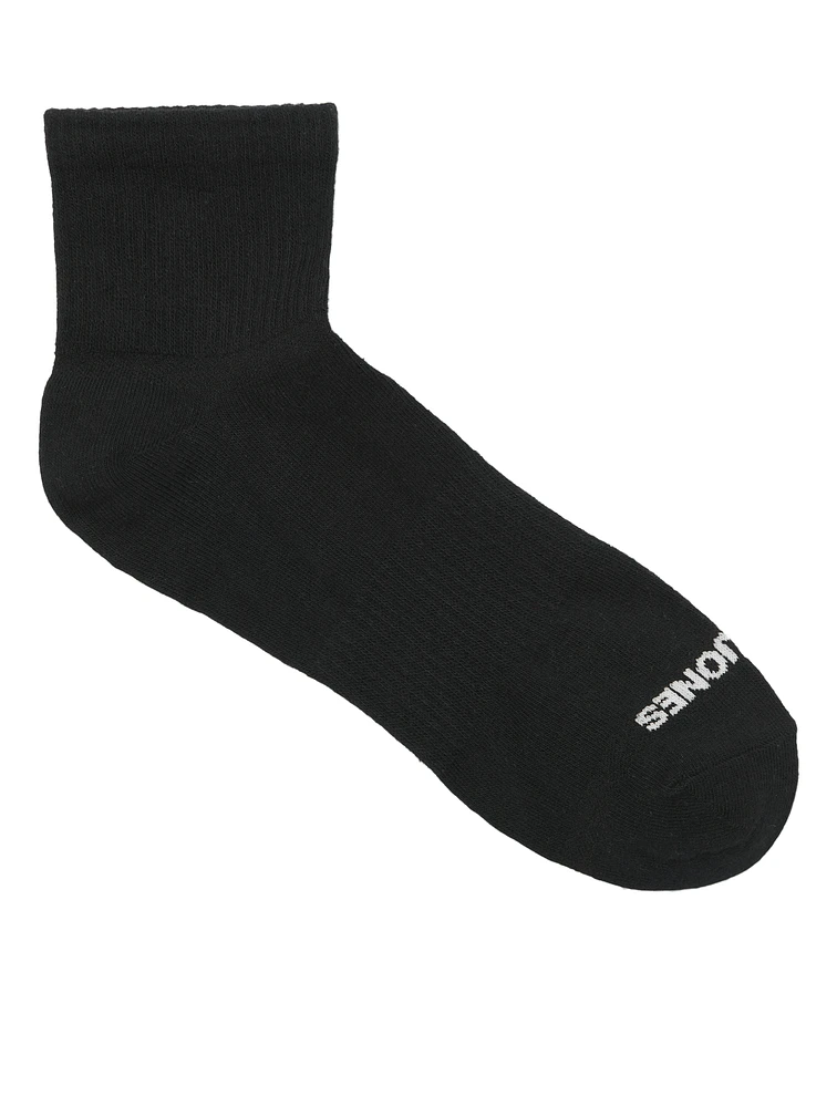 Pack of 3 pairs of short socks Luca Grey/Black