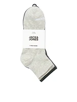 Pack of 3 pairs of short socks Luca Grey/Black