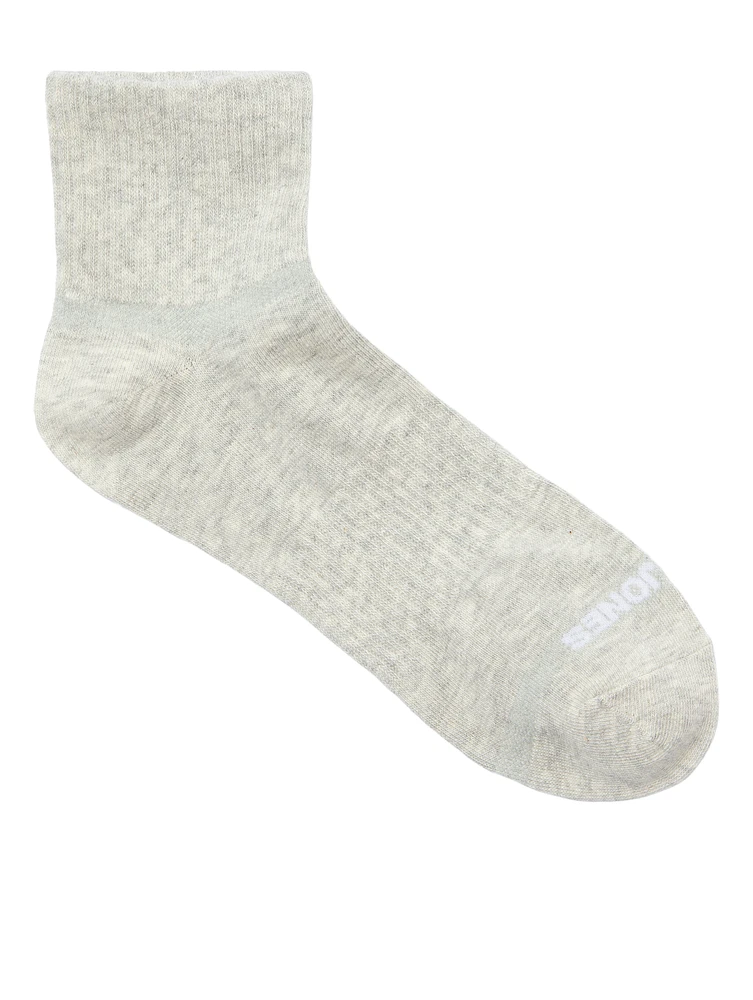 Pack of 3 pairs of short socks Luca Grey/Black