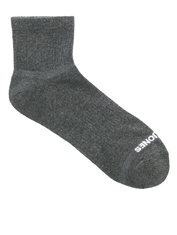 Pack of 3 pairs of short socks Luca Grey/Black