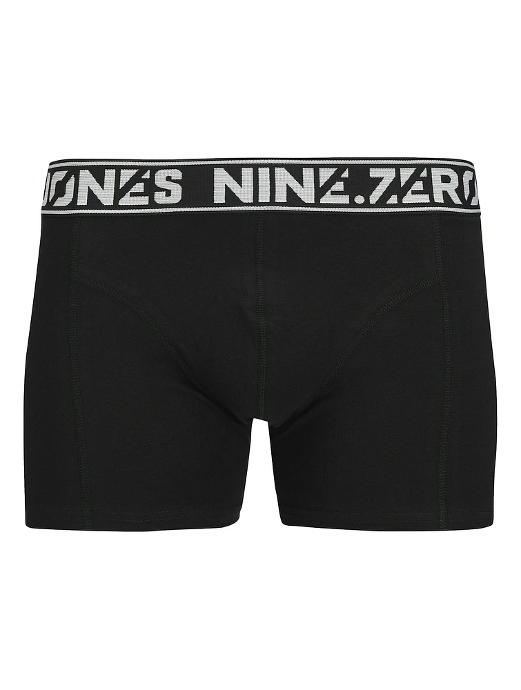 Nine Zero Boxer Shorts: Black