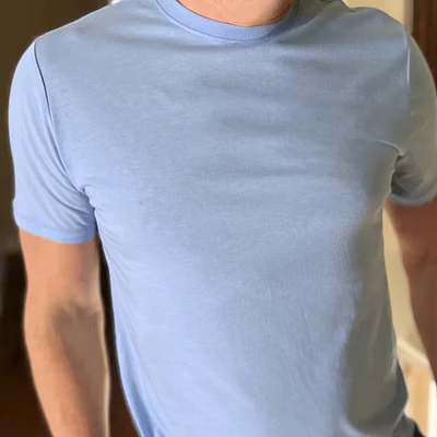 T-shirt All Day Heathered Light Blue