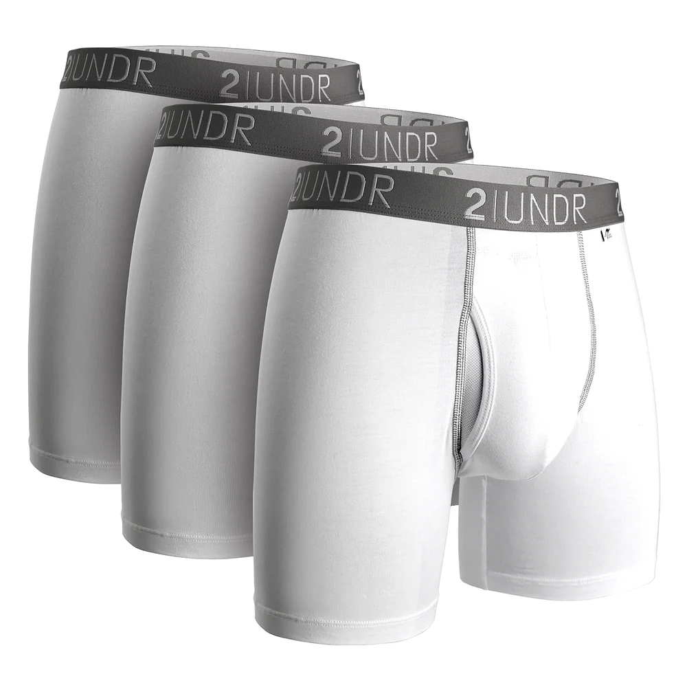 Pack de 3 boxers sélectionnés White