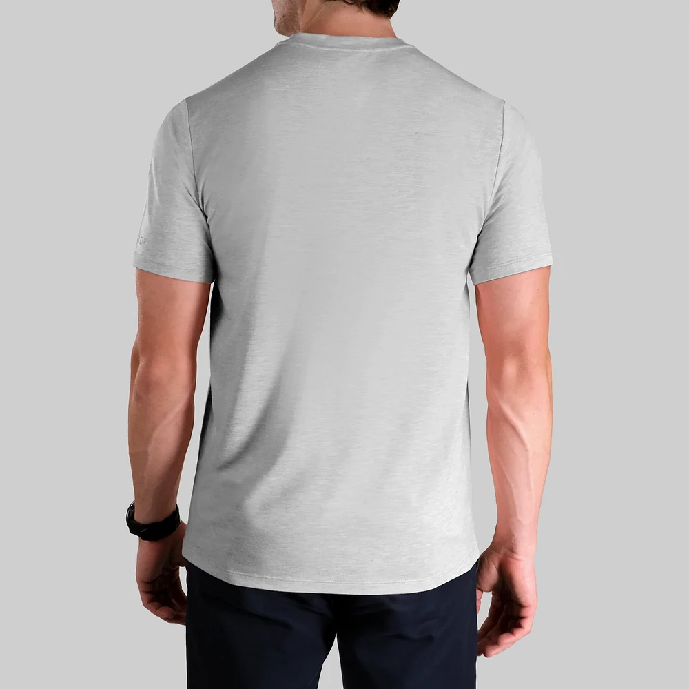 Luxury Grey Crew T-Shirt