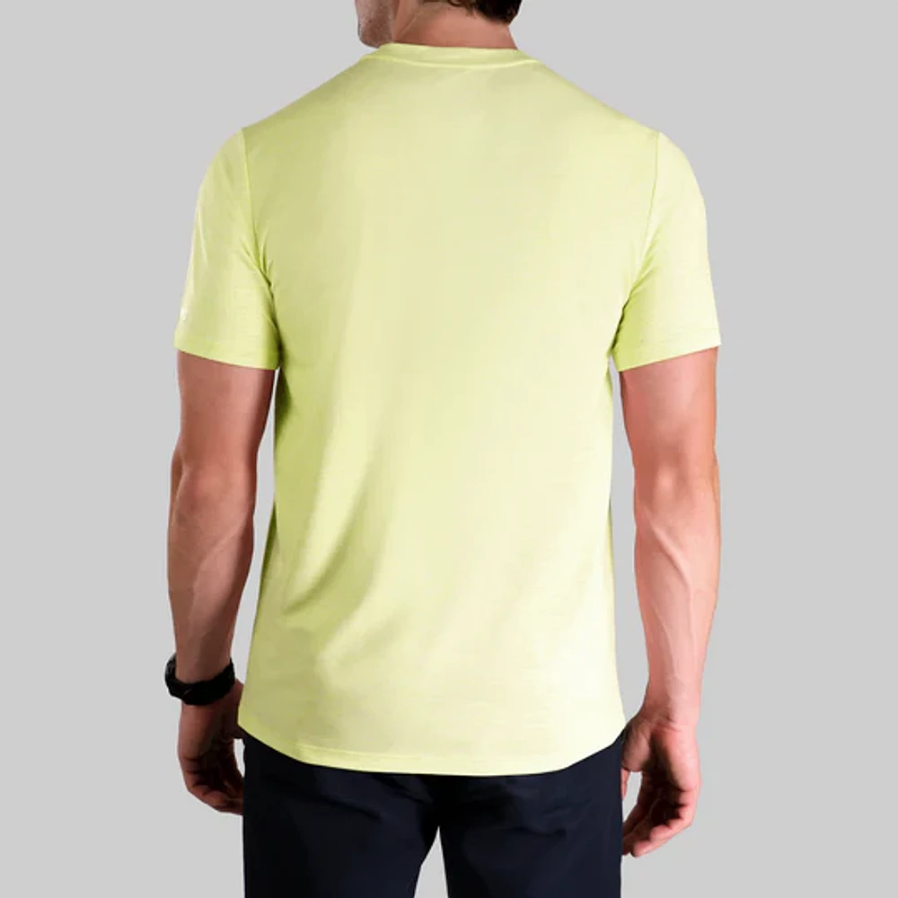 T-Shirt Crew Luxury Heathered Light Yellow
