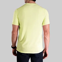 T-Shirt Crew Luxury Heathered Light Yellow