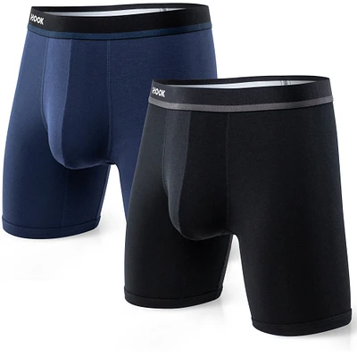 Freedom+ 2 Boxer Brief : Black & Navy