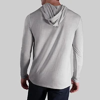 Luxury Grey Long Sleeve Hooded Sweater
