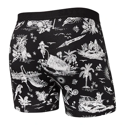 Saxx - Ultradoux Boxer Brief : Black Astro Surf and Turf