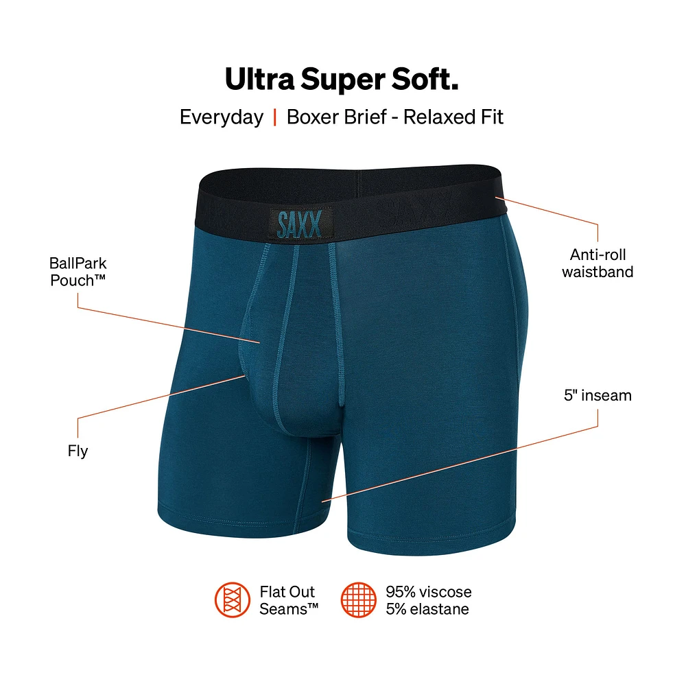 Boxer Saxx Ultradoux Deep Ocean