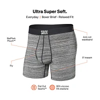 Boxer Saxx Ultra avec Ouverture Heather Grey